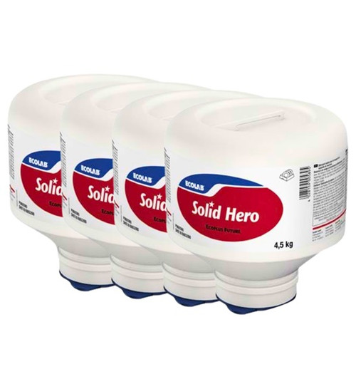 Case x 4 Solid Hero Machine Dishwasher Detergent 4.5kg  Case x 4 Solid Hero Machine Dishwasher Detergent 4.5kg