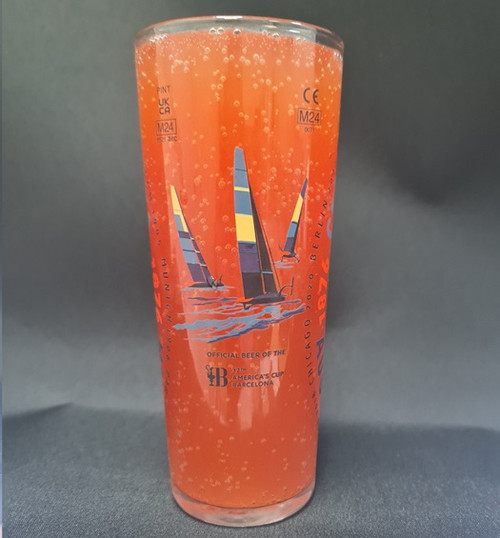 Estrella Damm Toughened Pint  Glass -each