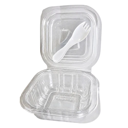 Faerch Fresco 375cc (375ml) rPET Hinged Salad Container