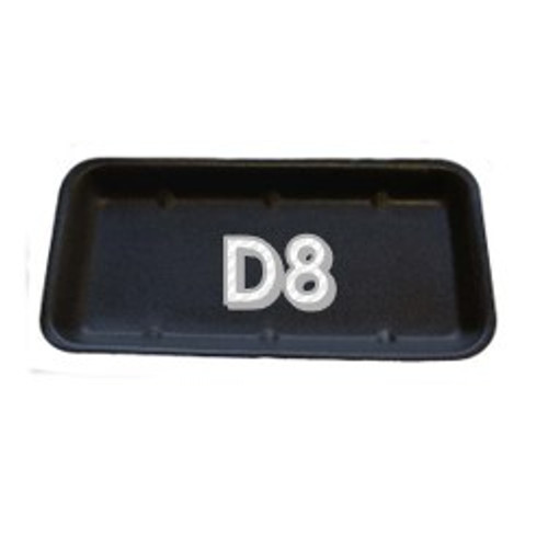 500 - D8 Polystyrene Black trays ( 260 x 135 x 20mm ) 500 - D8 Polystyrene Black trays ( 260 x 135 x 20mm )