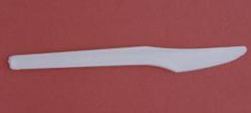 100 - Quality Heavy Duty White Plastic Knives