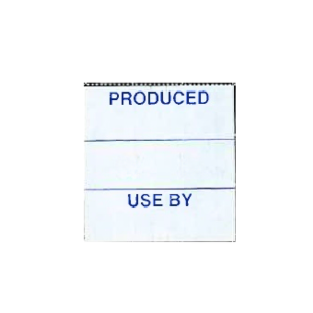 SATO Produced Use By Label | 2 x 500 | Price gun labels