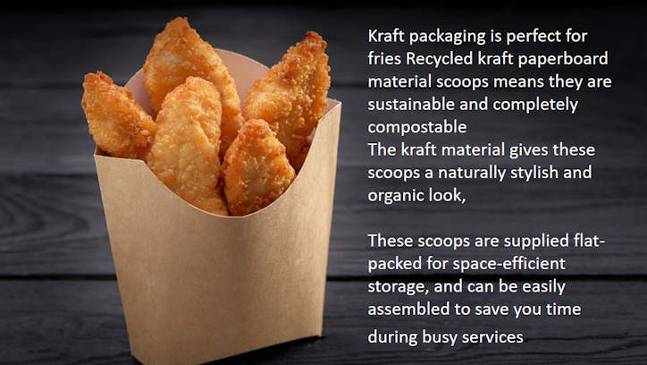 Popcorn And French Fries Scoops - Fast And Efficient Packaging