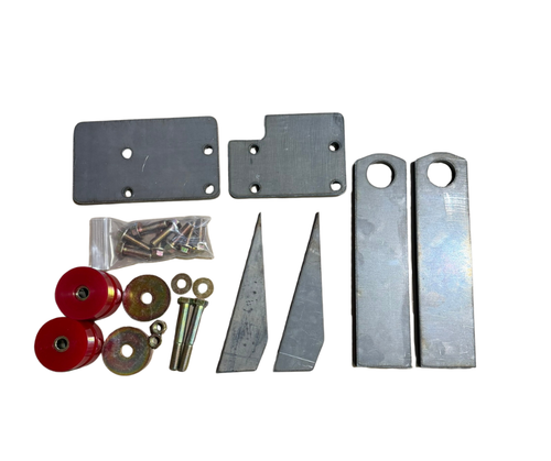 Engine Mount Kit: Weld-Your-Own for 2003-2009 Cummins® 5.9L & 6.7L Common Rail, 12.25" Arm Length 