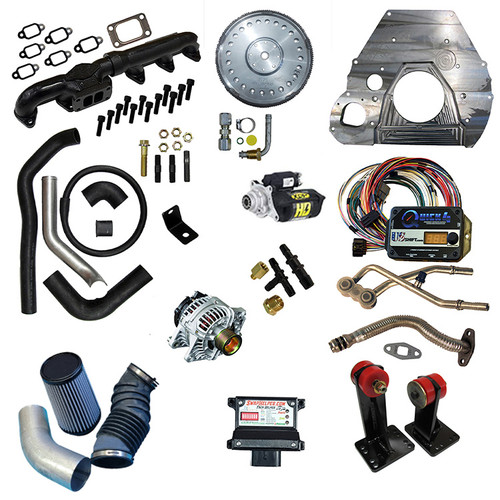 Conversion Kit: 1994 - 1997 Ford 7.3L Power Stroke E4OD to 1989 - 1998 Cummins 12-Valve