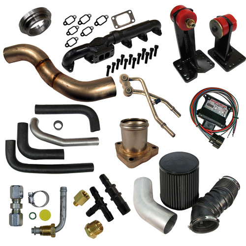 Conversion Kit: 1988-1994 Ford 7.3L IDI to 1998.5-2002 Cummins 24-Valve using a Dodge Transmission