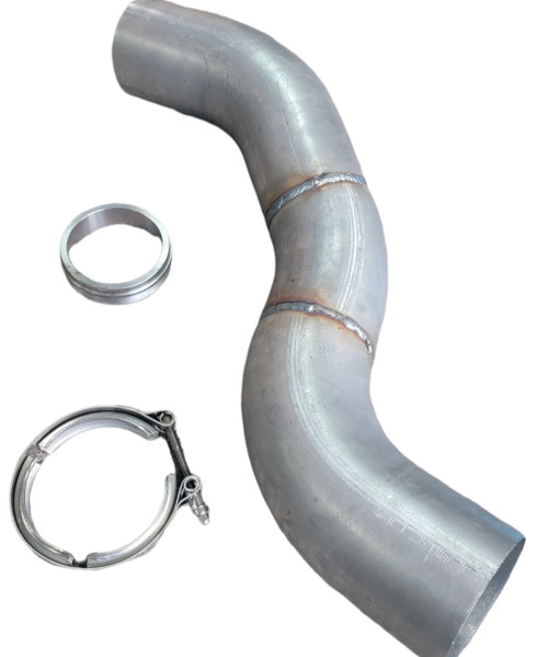 Exhaust Down Pipe - 4" Flange, Clamp and Complete Down Pipe 