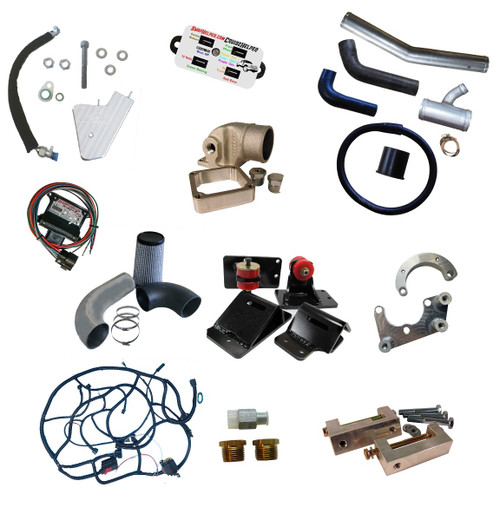 Conversion Kit: 2008 - 2010 Ford 6.4L to '03-07 Cummins Common Rail 5.9L using Dodge Transmission