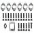 Diesel Power Source® 3rd Gen 5.9L for Cummins T3 Manifold Hardware & Gasket Upgrade Kit