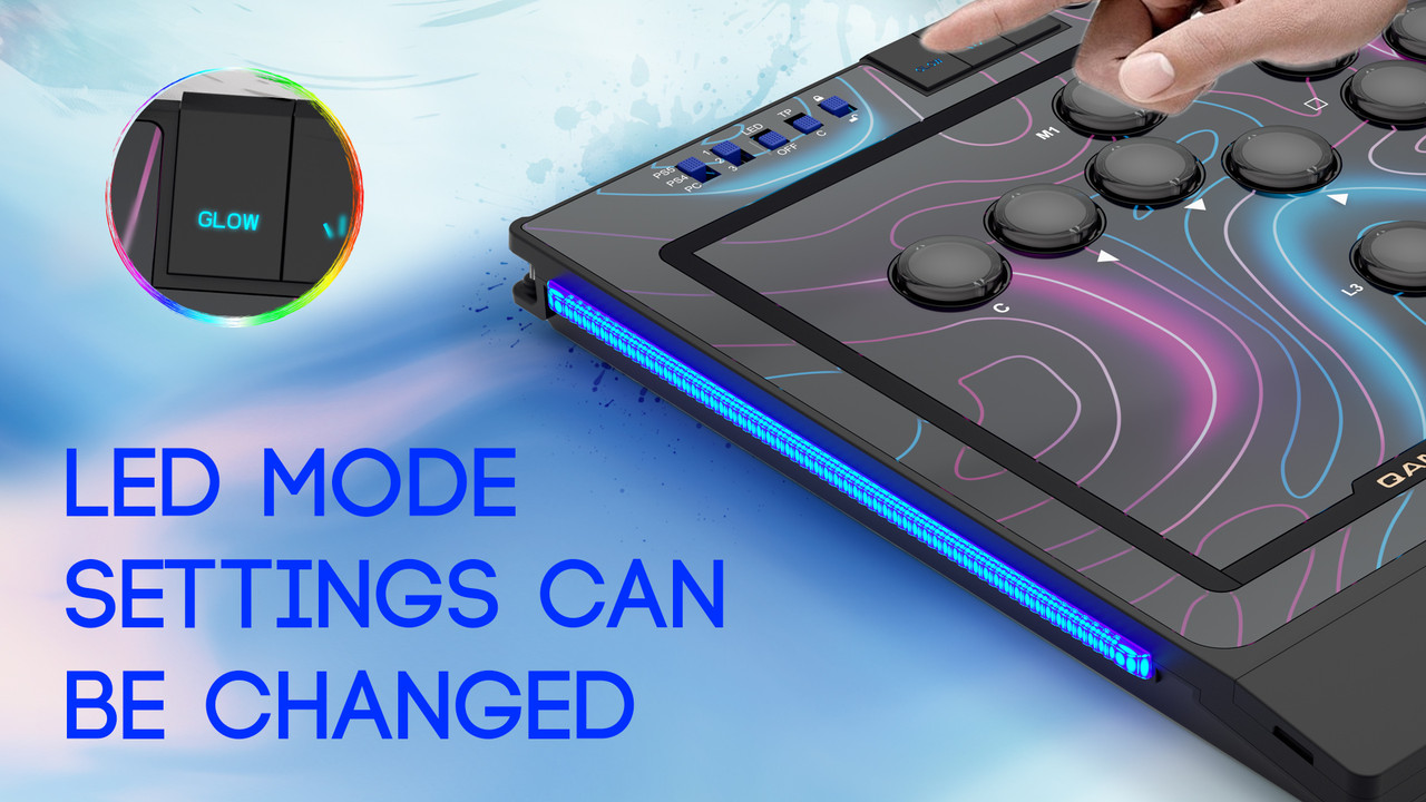 ジ*シ様 Qanba Sapphire Arcade Controller QANBA Sapphire Leverless Arcade Controller PS4 | PS5 | PC