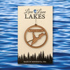 MN Isanti County Fannie Lake small ornament