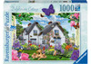 Ravensburger 1000pc Puzzle - Delphinium Cottage