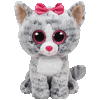 TY Beanie Boos Medium - Kiki Grey Cat