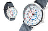 EasyRead Time Teacher Past & To Watch -  Red & Blue Face with Grey Strap