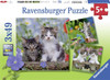 Ravensburger 3x49pc - Kittens Puzzle