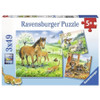 Ravensburger 3x49pc- Cuddle Time Puzzle