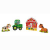 Janod- Farm Vertical Puzzles set of 4