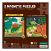 Mudpuppy - Mighty Dinosaurs Magnetic Puzzle (Pack of 2)