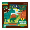Mudpuppy - Mighty Dinosaurs Magnetic Puzzle (Pack of 2)