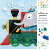 Djeco - Pompom Collage All Aboard