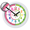 EasyRead Time Teacher: Past & To Wall Clock - Rainbow