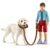 Schleich Farm Life - Walker with Labrador Retriever 42478