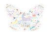 Floss & Rock 80pc -  Fantasy Butterfly Shaped Puzzle