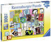 Ravensburger 100pc - Funny Alphabet Puzzle