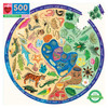 eeBoo 500pc - Biodiversity Round Puzzle
