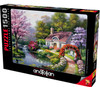 Anatolian 1500pc - Spring Cottage In Full Bloom Puzzle