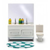 Lundby Doll's House - Stockholm Bathroom Set