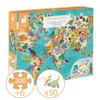 Janod 200 Piece- Educational Dinosaur Puzzle Janod 200 Piece- Educational Dinosaur Puzzle