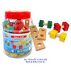 Fun Factory - Wooden Nuts & Bolts in Jar 56pcs