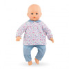 Corolle Mon Classique - Floral Blouse & Pants Set for 42cm Baby Doll