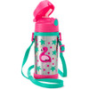 Skip Hop Zoo Stainless Steel Straw Bottle - Flamingo