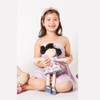 Bonikka - Lilac Flower Kid Doll with Black Hair