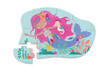 Crocodile Creek - 12 piece Mini- Mermaid Dreams Puzzle