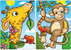 Orchard Toys - First Jungle Friends 2 x 12pc puzzles