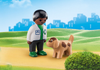 Playmobil 1.2.3 - Vet with Dog | 70407