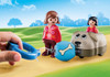 Playmobil 1.2.3 - Dog Train Car | 70406