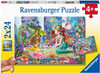 Ravensburger 2x24pc- Mermaid Tea Party Puzzle