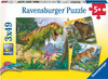 Ravensburger 3x49pc - Primeval Ruler Puzzle