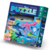 Crocodile Creek Foil Puzzle 60 pc - Shimmering Shark