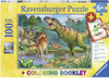 Ravensburger 100pc - World of Dinosaurs Puzzle + Colouring Booklet