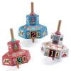 Djeco - Spinning Top Robots - Red