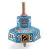 Djeco - Spinning Top Robots - Blue
