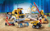 Playmobil CITY ACTION - Construction Site with Flatbed Truck 70742