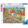 Ravensburger 1000pc Floral Mushroom Houses Puzzle