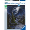 Ravensburger 1500pc - The Black and Blue Dragon Puzzle