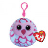 Ty Squishy Beanies Clip - Pinky the Owl